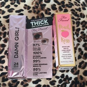 Too Faced Peach Kiss + Damn Girl!